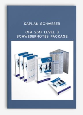 CFA 2017 Level 3 SchweserNotes Package from Kaplan Schweser