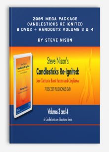 2009 Mega Package – CANDLESTICKS RE-IGNITED – 8 DVDs + Handouts Volume 3 & 4 by Steve Nison